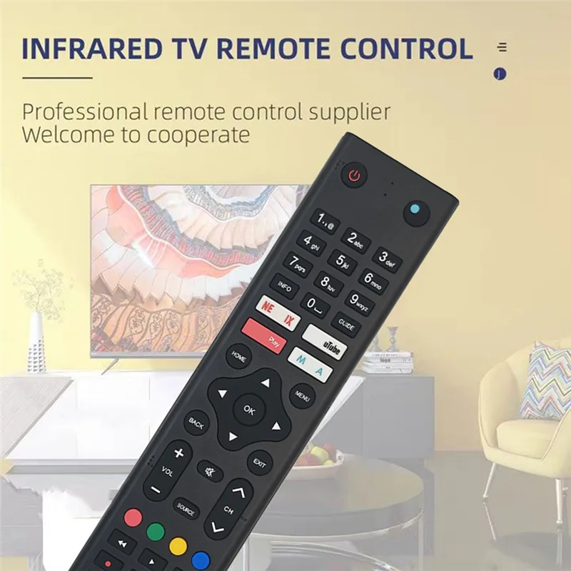 ABDE-для дома, совместимый пульт дистанционного управления для JVC Smart TV с голосовой поддержкой MOLA, сменный пульт дистанционного управления для телевизора