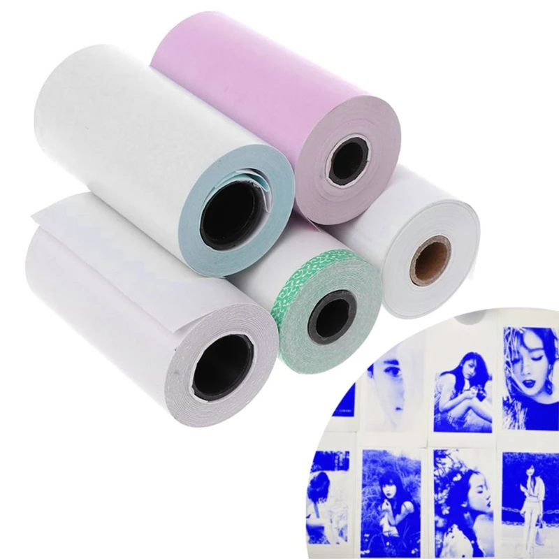 DN59 Photo Paper Mini Printable Sticker Roll Thermal Printers Clear Printing Smudge-P