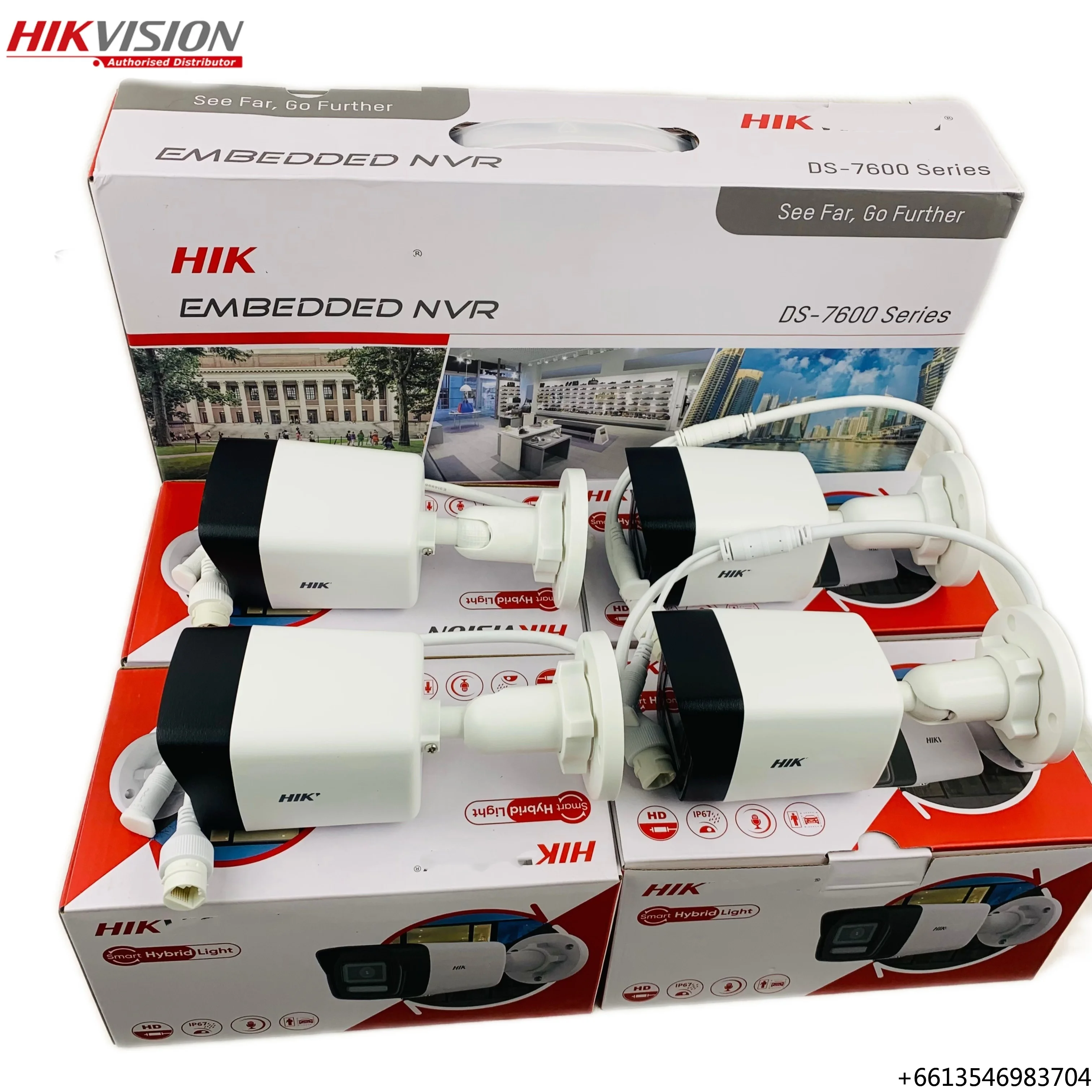 

Hikvision Original in Stock DS-2CD1023G2-LIU Smart Hybrid Light 512 GB SD Card Slot Audio Security IP67 Fixed Bullet CCTV Camera