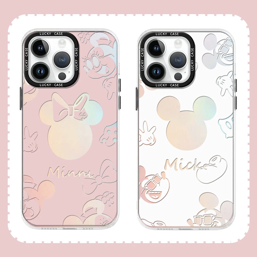 Disneys Mickeys Minnies Phone Case for Xiaomi Redmi 12C 10 10C 9 9A 9C 9T Note 12 11 10 8 7 Pro K40 A1 5G Matte Gradient Luxury