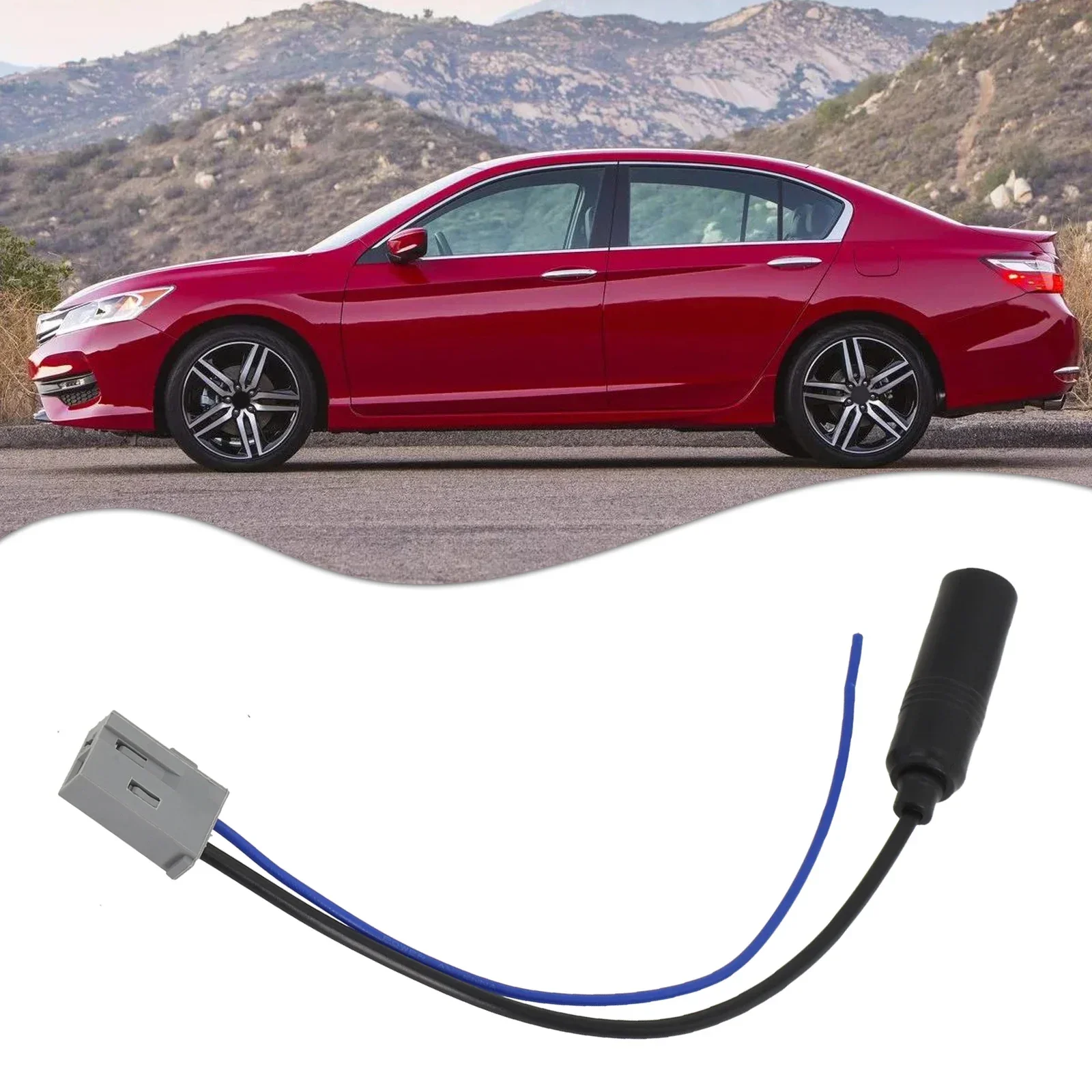 Car Radio Audio Antenna Cable For Honda Male Connector Antenna Adapter For Navigation Host  For Accord For Civic For CRV Parts