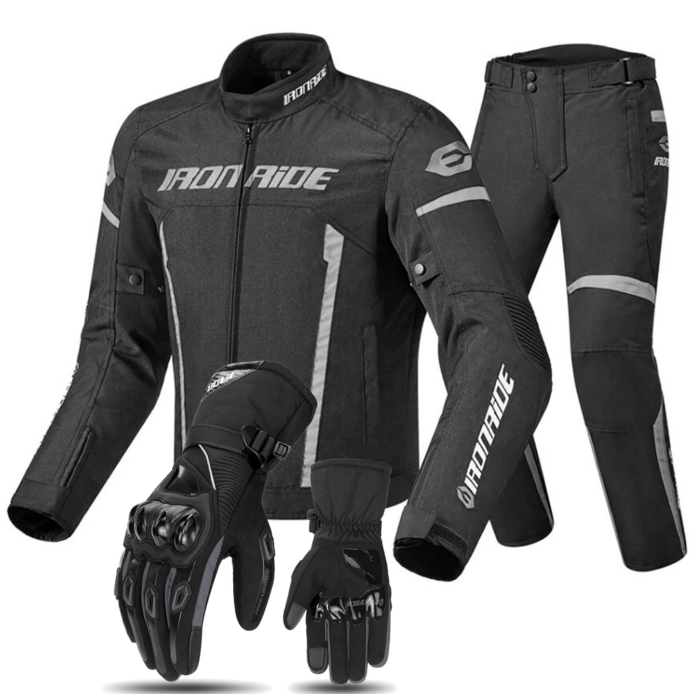 

Winter Waterproof Motocross Clothing Wear-Resistant Motorcycle Jacket Anti-Fall Motorcycle Equipment Reflective Men Blouson Moto