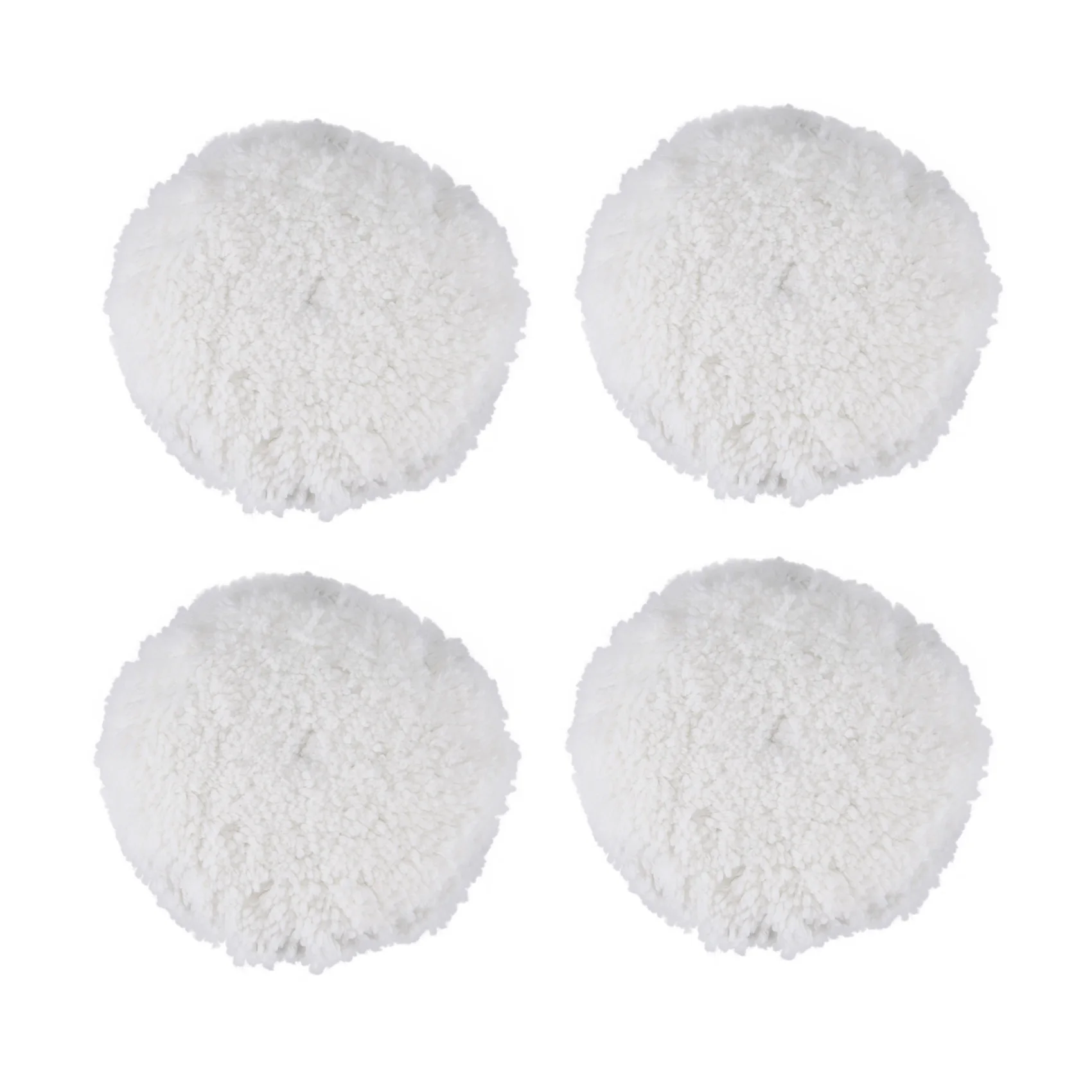 Precision 4X 7 Inch Inch 180Mm Soft Wool Clean Polishing Buffing Bonnet Pad For Car Auto Polisher