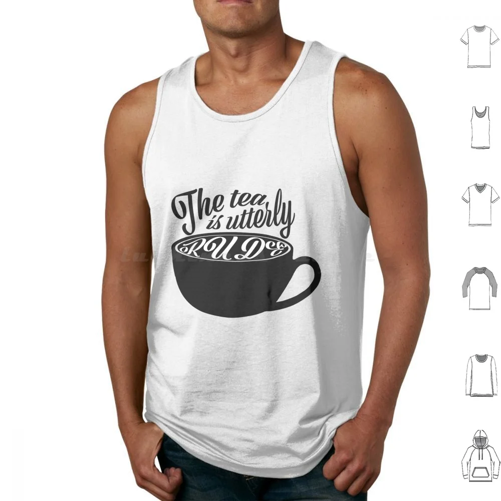 Nancy Drew "El té es demasiado grosero" Dan Minette citas camisetas sin mangas estampado algodón Nancy Drew el té es absolutamente grosero té grosero
