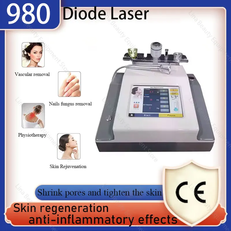 

2025 Five in One 980nm Diode Laser Spider Venous Resection Machine for Nail Fungal Infection Treatment