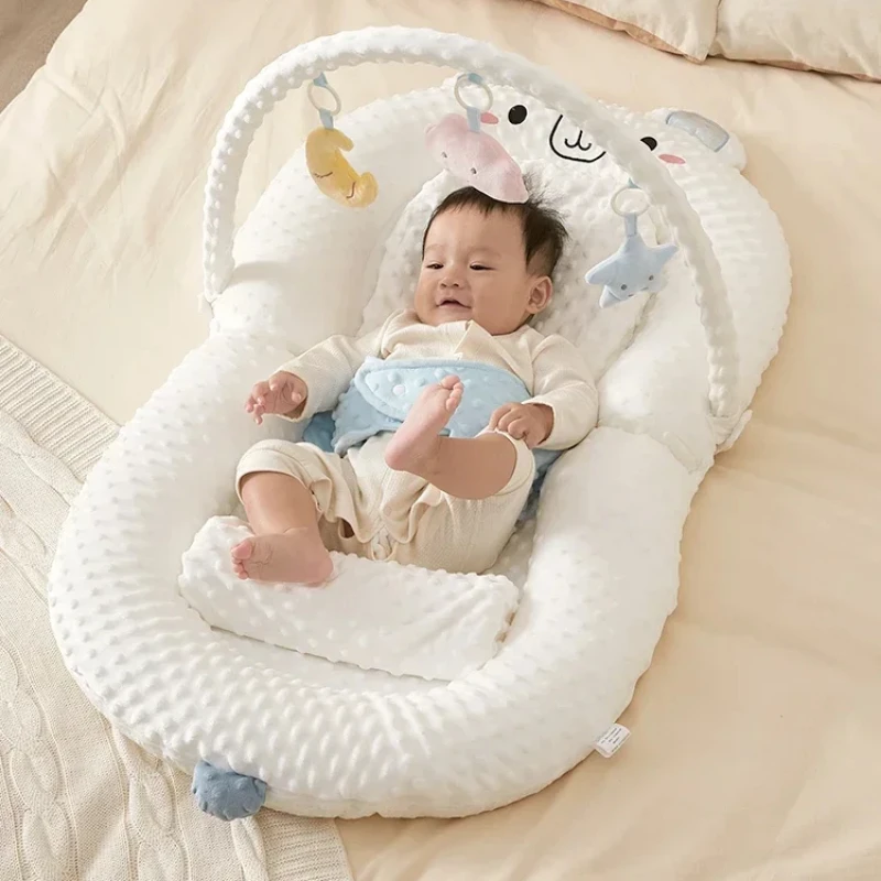 93 Baby Lounger Sleep Positioner - Anti-Reflux Cushion for Newborns, Prevents Startle Reflex, Newborn Sleep Aid.