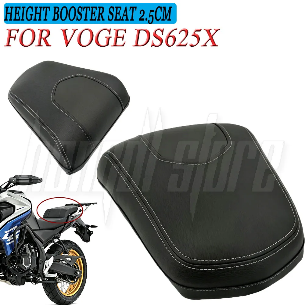 Modified Hump Rear Seat Vushion Secondary Seat Cushion Booster Seat Cushion For VOGE DS625X 625DSX DSX625 DS 625 Height By 2.5cm