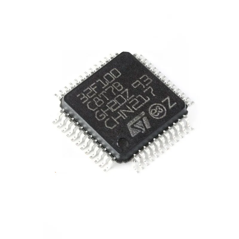 

Микроконтроллер STM32F100C8T7B LQFP48, микроконтроллер на 32 бита, новый и оригинальный, 5 шт.