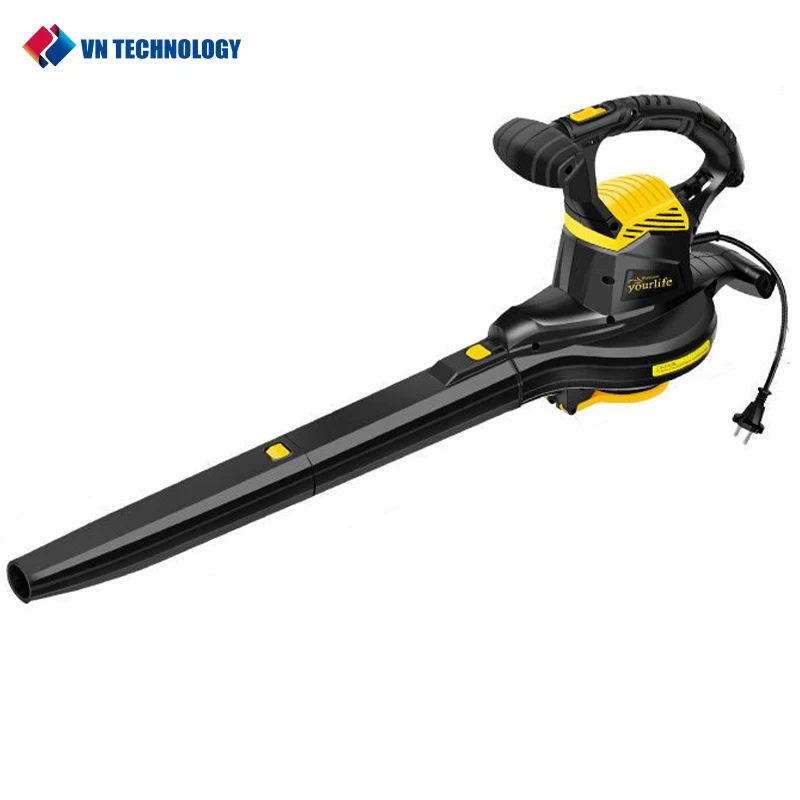 3800W Leaf Blower&Vacuum 3in1 Leaf Vacuum Mulcher 220V 6 Speeds Brushless  Leaf Blower for Lawn Care with 40L Bag