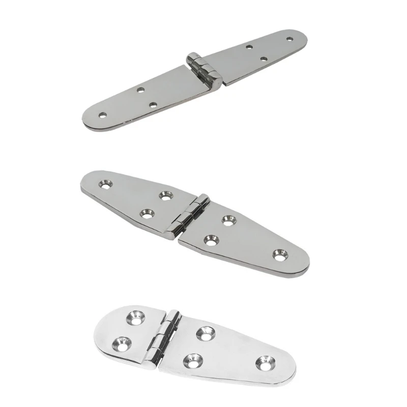 MirrorPolished Boat Hinge Steel Mount Hardware Boat Hinges Cabinet Stainless