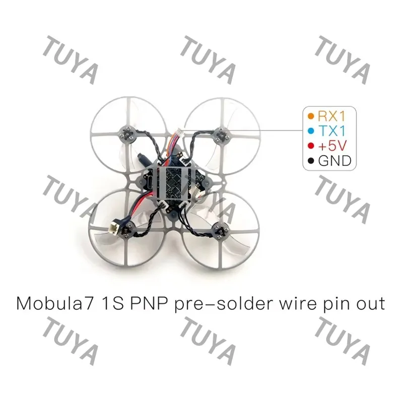 Mobula7 75mm 1S 5in1 AIO 4in1 12A ESC Flight Control RS0802 KV20000 PNP / ELRS 2.4g / Frsky for RC Drone