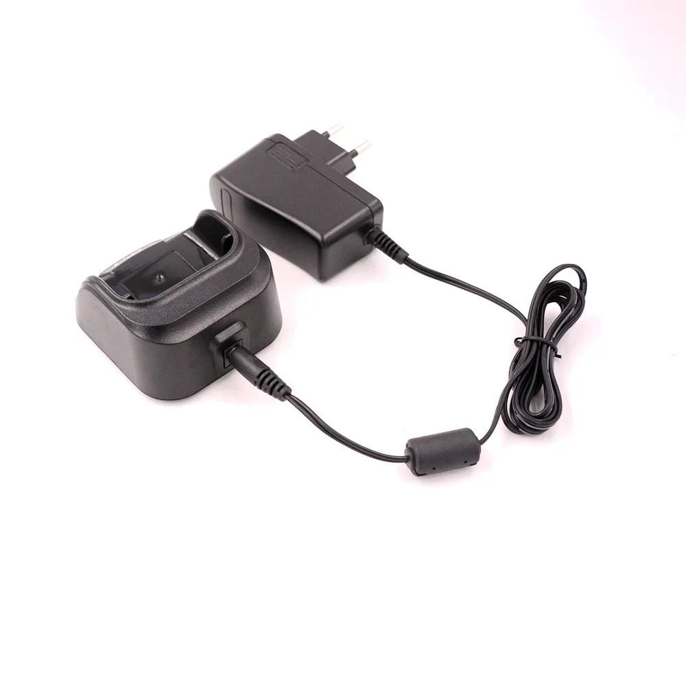 QYT QC8R Desktop Charger Base & AC Plug Adapter for KT8R KT-8R HAM Radio Power Supply Charge Tray Accessory Replacement