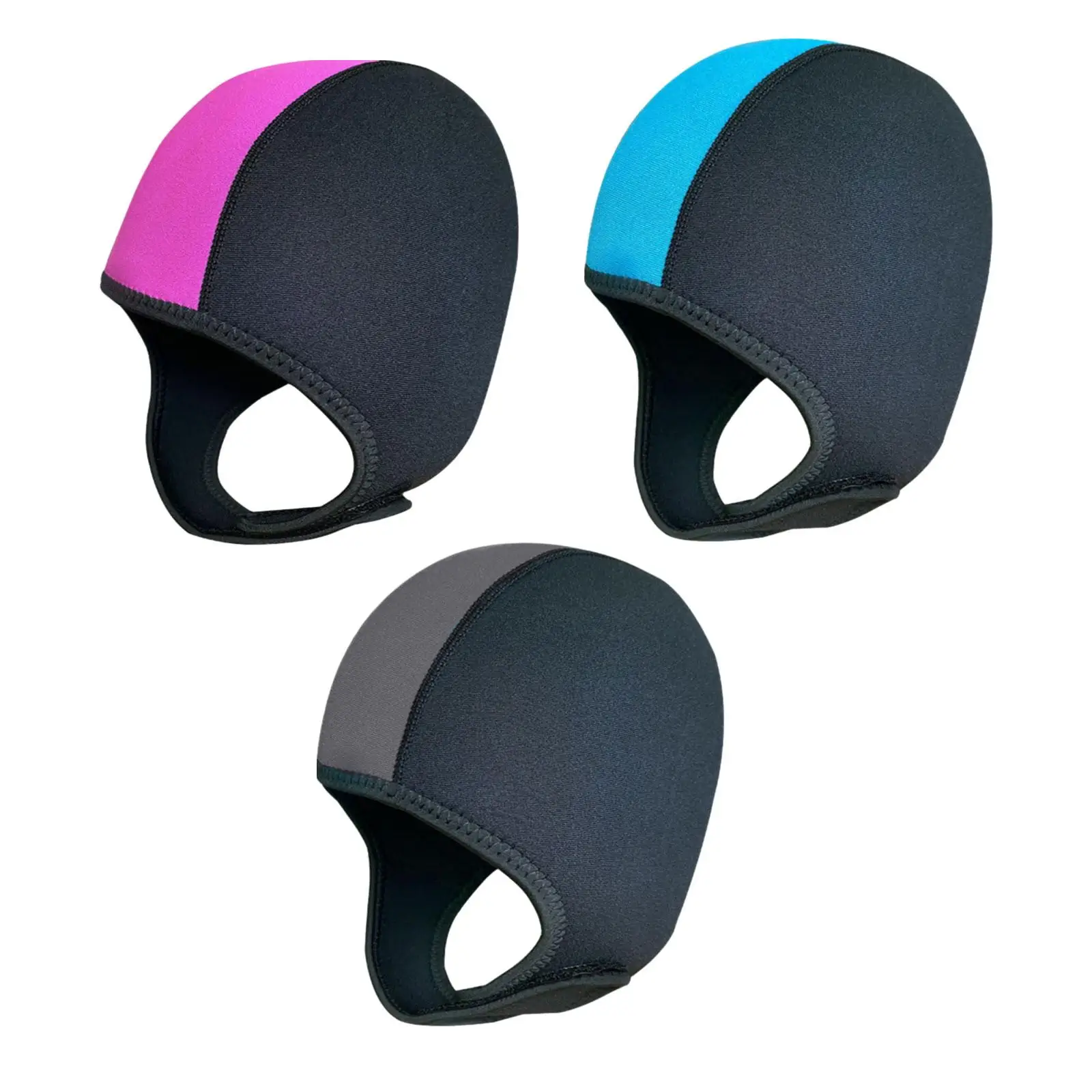 Cuffia per cappuccio da immersione 3mm Neoprene uomo donna con sottogola tenere in caldo il cappello da Surf