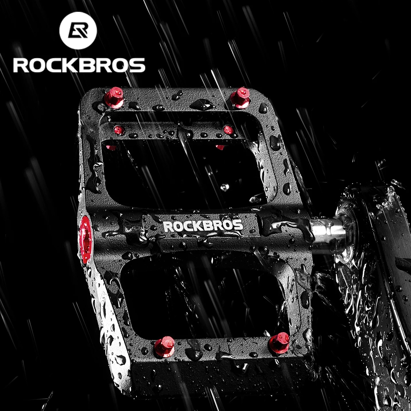 

Велосипедные педали ROCKBROS, сверхлегкие велосипедные педали из магниевого сплава, 171 г, 3 подшипника, расширенная нескользящая велосипедная педаль для горной дороги