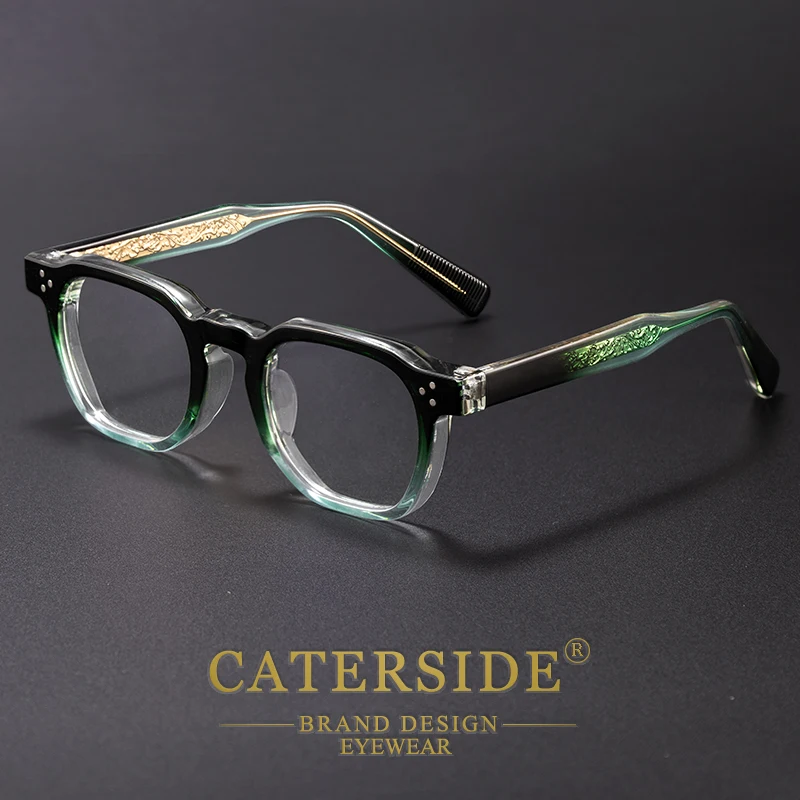 CATERSIDE Trend Anti-Blaulicht-Brille für Damen, TR90-Rahmen, hochwertige Retro-Quadrat-Computer-Lesebrille für Herren, optische Brillen – Detail 18