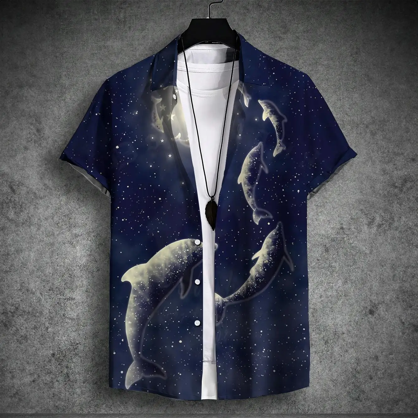 

Fish Shirts For Male Marine Organisms Men's Casual Short Sleeved Top Summer Oversized Streetwear Original Men Clothing