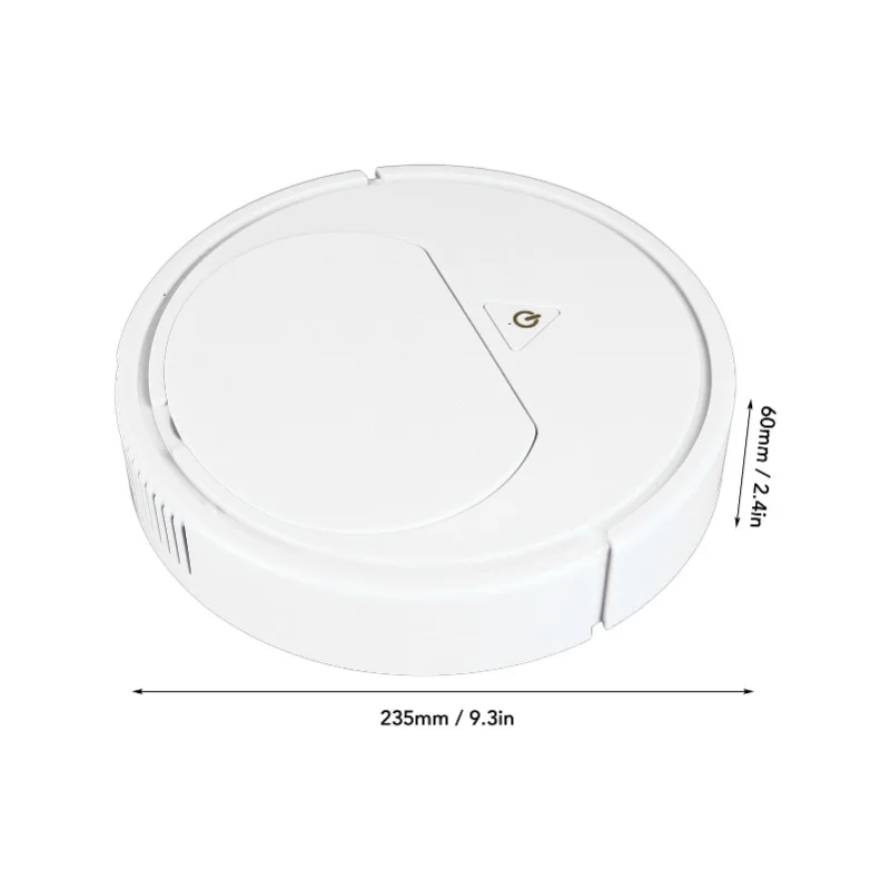 Sweeping Robot Strong Suction Power 1500mAh 60mins Runtime Automatic Vacuum Cleaner For Dust Debris