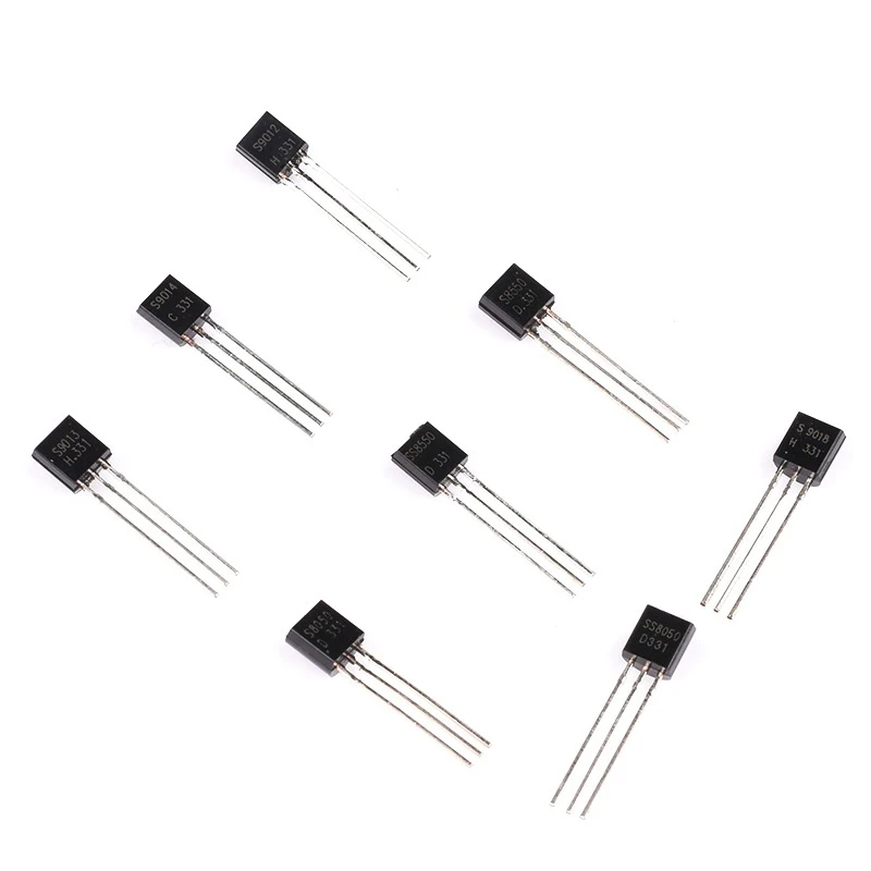 50PCS DIP NPN Triode 2N2222 2N3904 2N4401 2N5551 2N2907 2N3906 2N4403 2N5401 Transistor