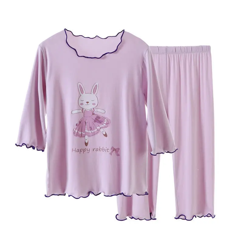 Kid Pajamas for Children Girl Clothes Children's Summer Pajamas Elementary Student Kids Set Sleepwear Kids' Girls' Clothing Pjs