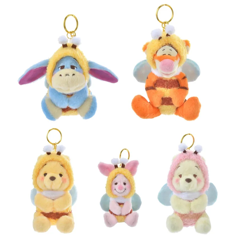 Disney Q Version Cute Cartoon Anime Mickey Mouse Donald Duck Mickey Mouse Bear Plush Toy Keychain Bag Pendant Christmas Gift