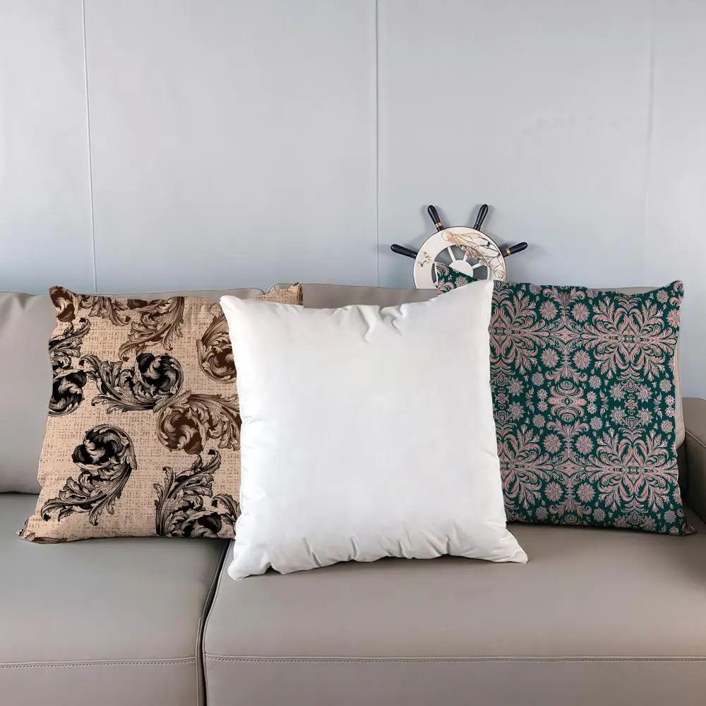

Barroco Pattern Pillow Case Multi sized car seat cushions, luxurious home office, sofa decorative pillowcases