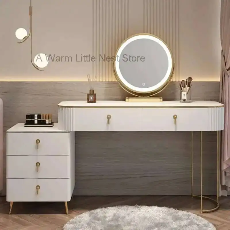 

Vanity Table Stand Makeup Vanity Table White Women Girls Bedroom Vanity Table Drawers Storage Coiffeuse De Chambre Furniture
