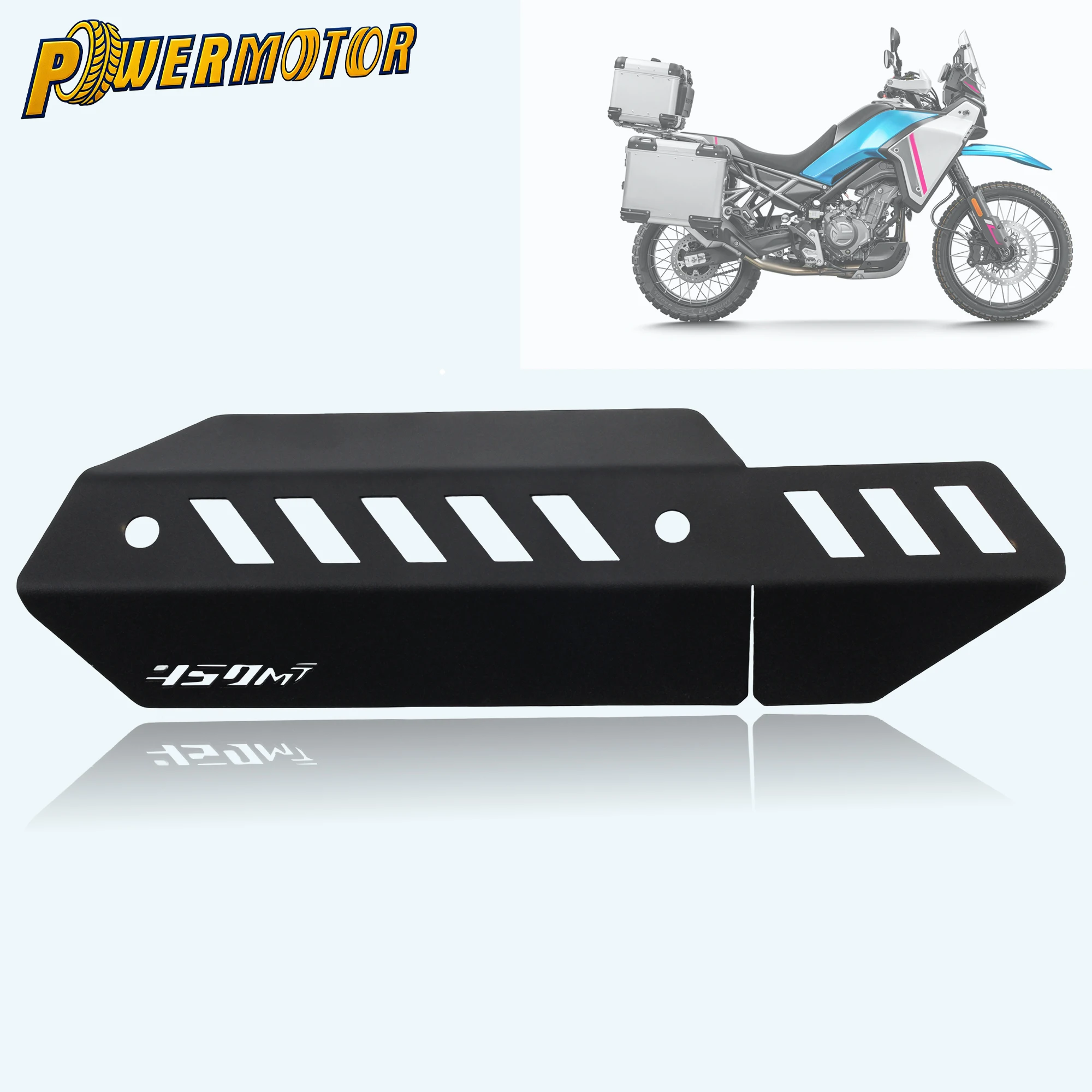 

For CFMOTO Motorcycle Heat Shield Cover Exhaust Pipe Protector 450MT 450 MT MT450 mt450 2024 2025 Moto Guard Anti-scalding Cover