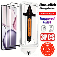 3pcs One-click Dust Free Installation HD Tempered Glass for Honor Magic 7 Pro 6 RSR Magic 6 Pro Magic 5 Pro 6 Lite 5 4 Ultimate