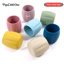 Personalized Name Baby Feeding Drinkware Mug Baby Feeding Drinkware Cup Portable Storage Leakproof Learning Drink Cup