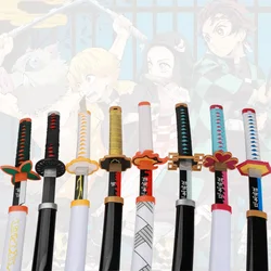 104cm/41in 1:1 Anime Katana Sword Zenitsu Kamado Tanjiro Cosplay Props with White Belt and Holder Decoration Catana Anime sword