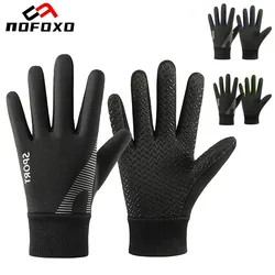 NOFOXO Winter Kids Warm Gloves Water-resistant Sports Gloves Thick Plush Lining Cold Weather Childrens Cycling Gloves Boys Girls