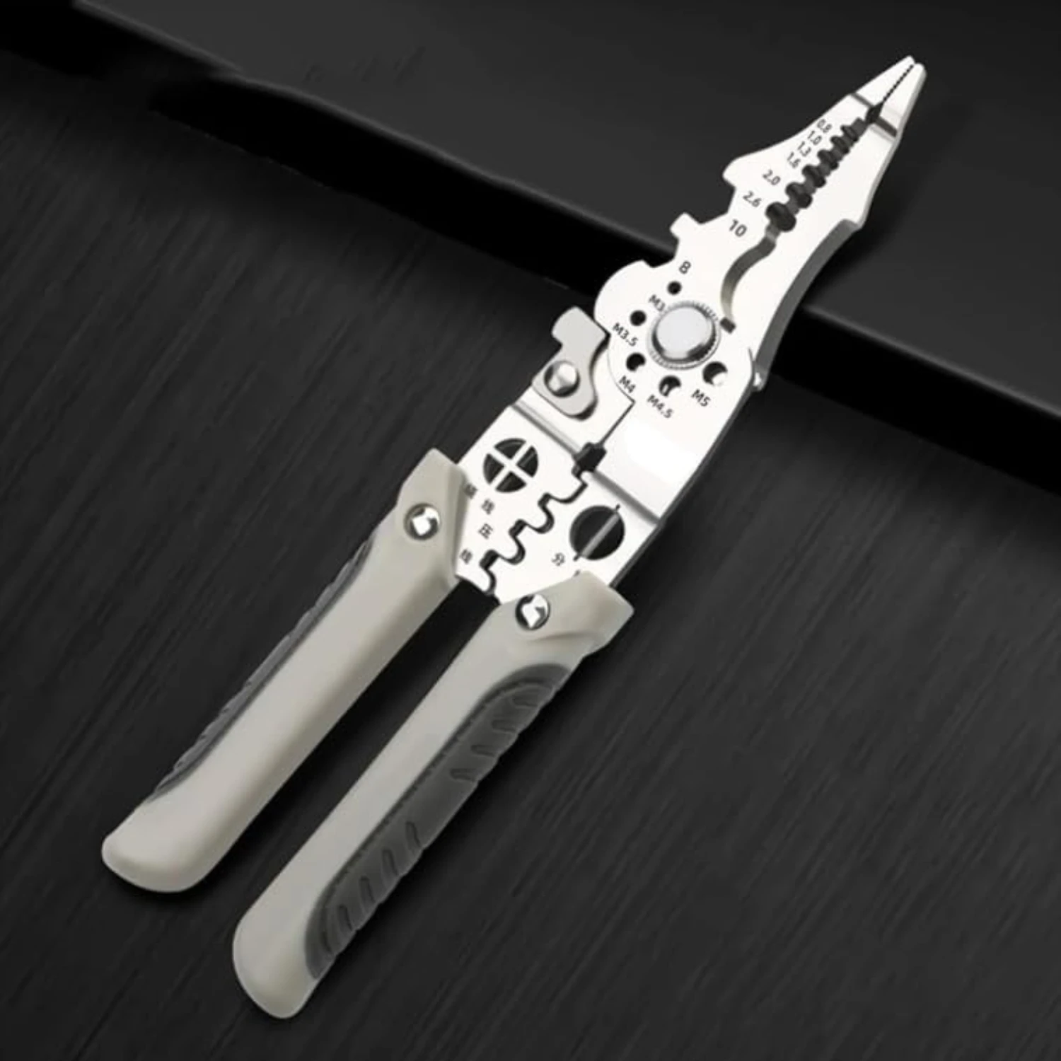 Efficient and Professional Heavy Duty Wire Stripper and Cable Cutter Pliers - Reliable and Multifunctional Crimping Equipment fo