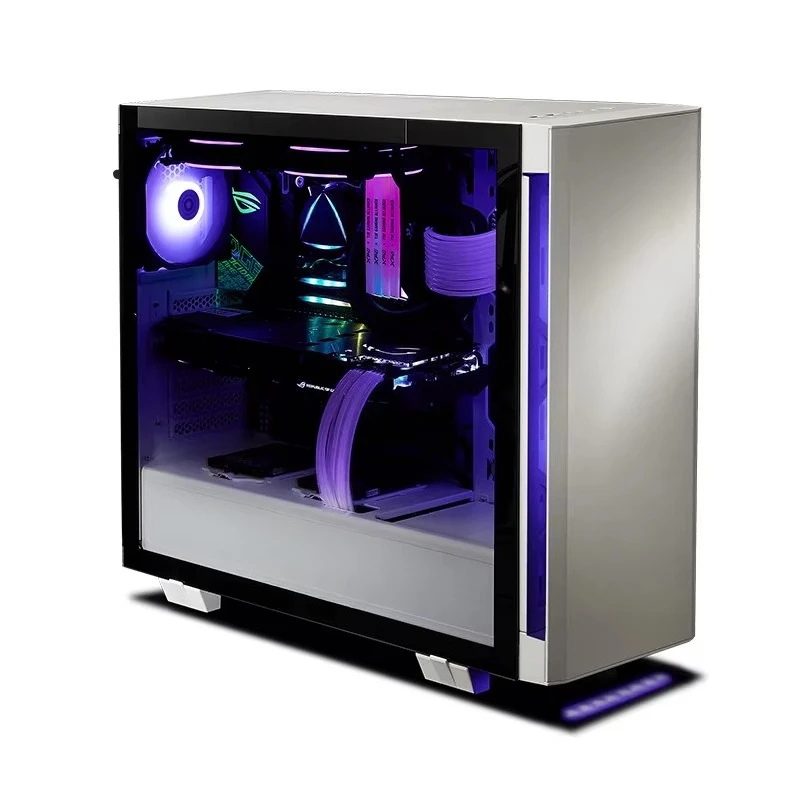 High‑Airflow Gaming Computer Housing, Magnetic Dust Filter, Side‑Window, Water‑Cool Compatible
