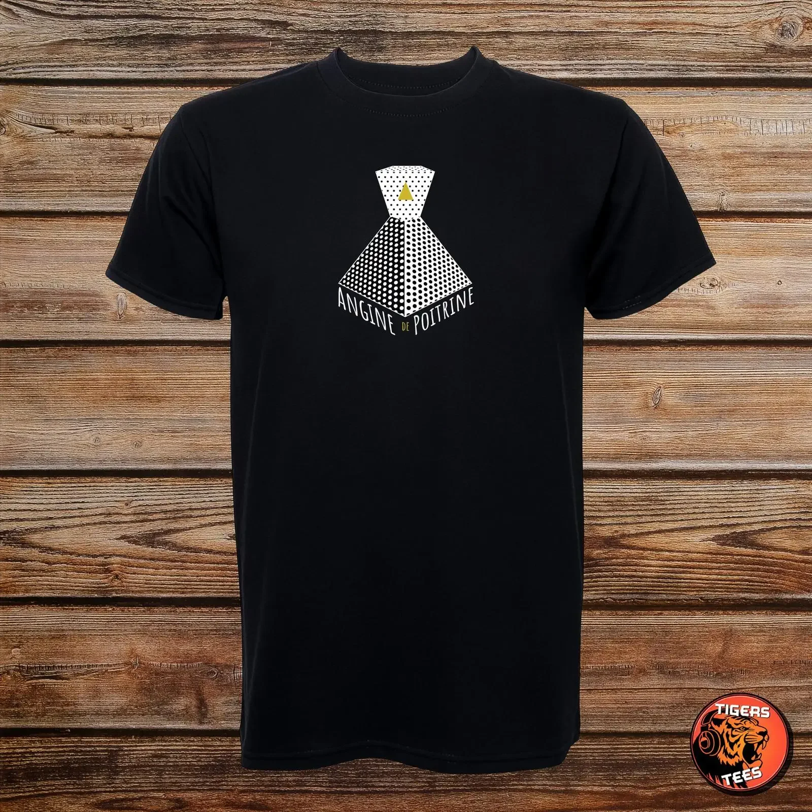 Angine De Poitrine Pyramid T Shirt Math Rock Tribute Canadian Experimental Music Microtonal Band Alt vintage Washed homme