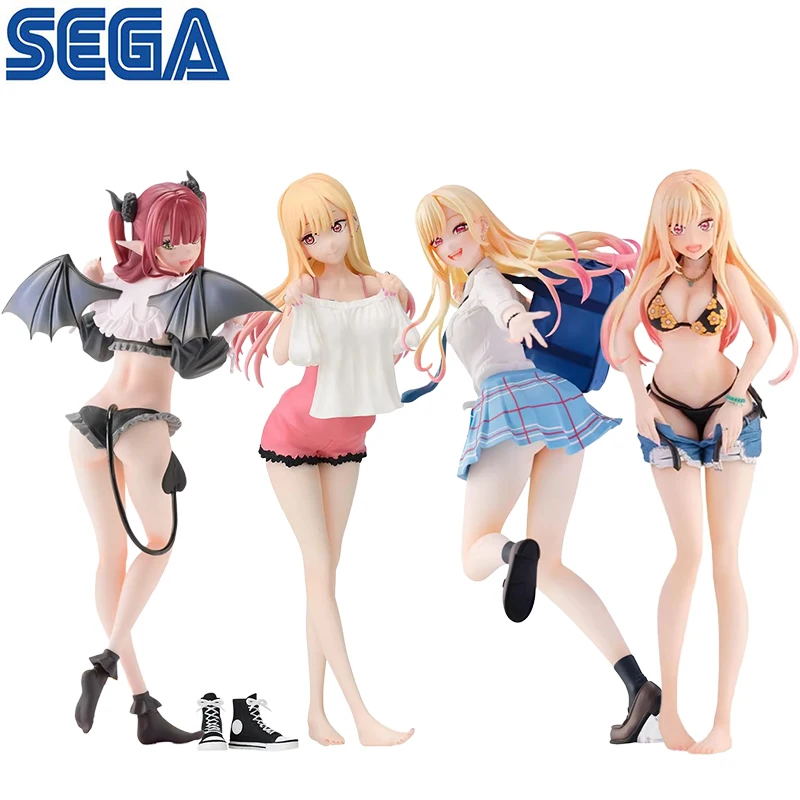

In Stock SEGA My Dress-Up Darling Luminasta Series Kitagawa Marin Original Action Figure Kawaii Model Decoration Birthday Gift