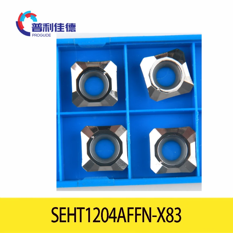 

10pcs SEHT1204 AFFN X83 H01 carbide milling tool insert SEHT 1204 face mill SEHT1204AFFN lathe milling CNC tools milling cutter