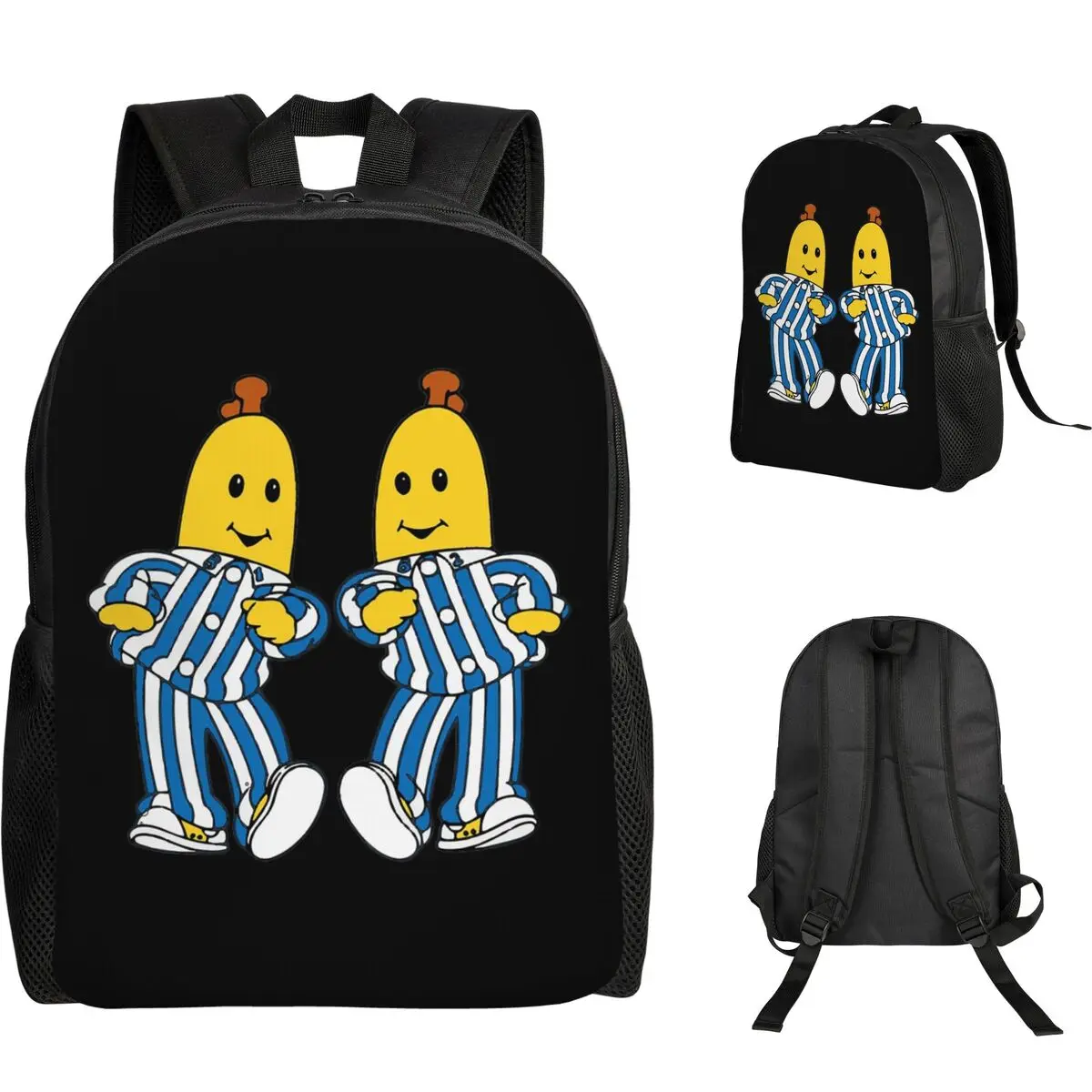 

Bananas In Pyjamas Best Friend Backpack Student Boys Girls BookBag School Bag Computer Shoulder Bags