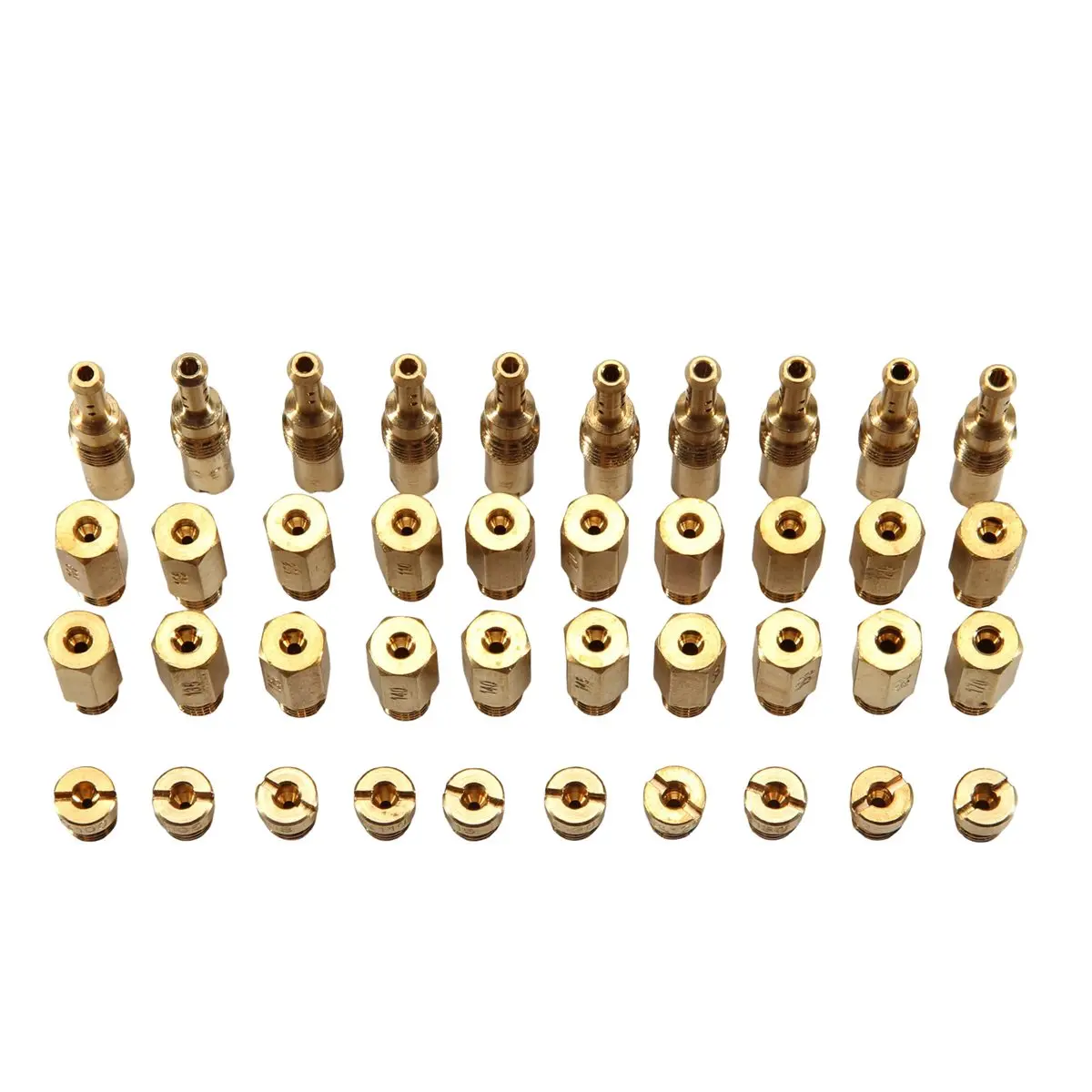 【Carburetor】 30Pcs Carburetor Main Jet and 10Pcs Slow Pilot for PWK CVK PWM Carbs