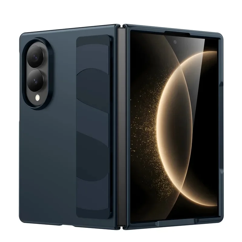 Luxury Soft Silicone Wristband Case for Samsung Galaxy Z Fold 4 5 6 7 8 Ultra Wrist Strap Solid Color Hand Shockproof Back Cover