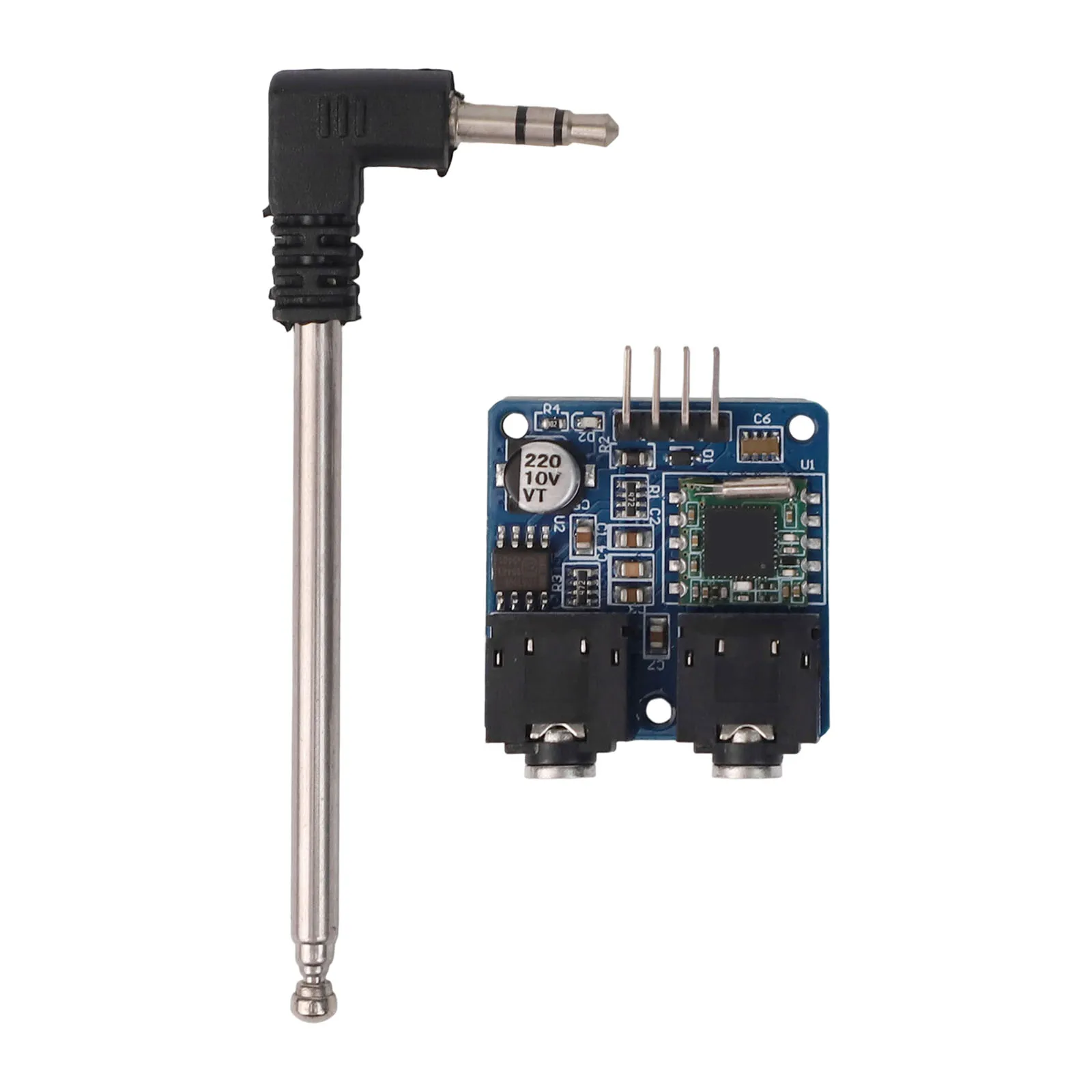 3.5mm Audio Connection Module I2C Communication Module FM Stereo Receiver Power Output Filter Sensor Reverse Polarity Protection