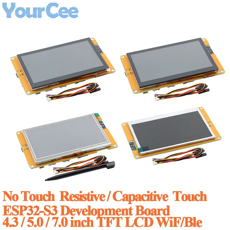 ESP32-S3 ESP32S3 Development Board 4.3 4.0 7.0 inch LCD Display Screen Wireless Ble Smart TFT Module Resistive Capacitive Touch