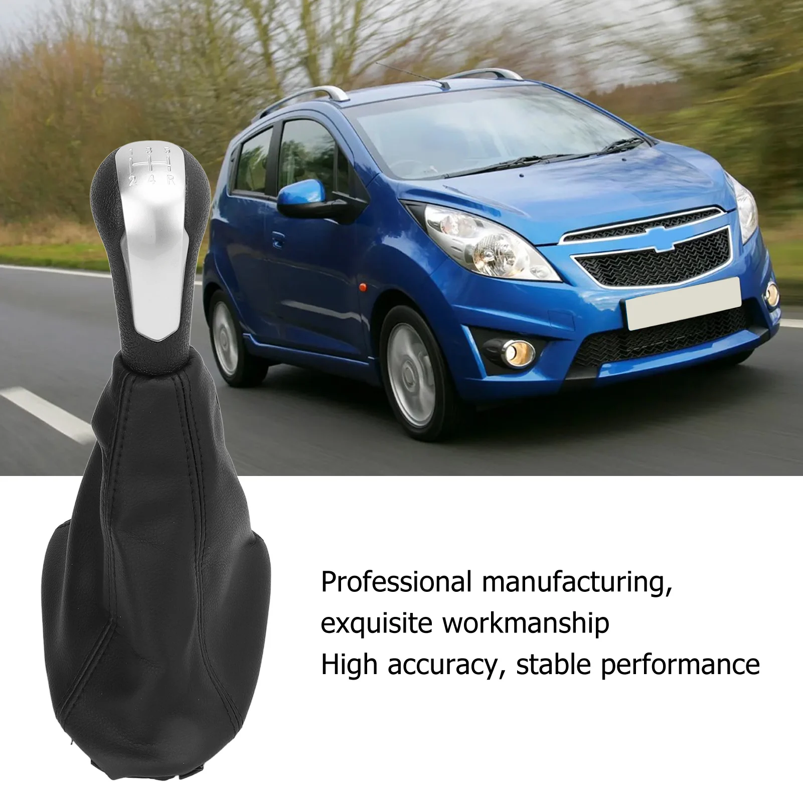 

Gear Shifting Knob Manual Gear Shift Knob Smooth Comfortable Car Shifter Lever Knobs Replacement for 2011‑2016