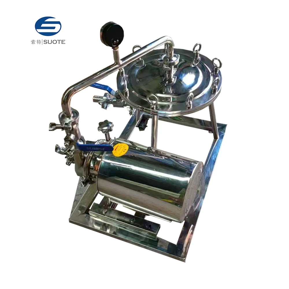 Industrial 220V Stainless Steel Filter for Beer Wine & Liquids 1-Year Warranty Pump Motor with PLC Engine Bearing Included