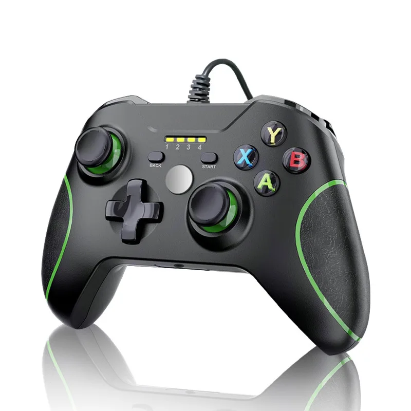 Game-Controller für PC, kabelgebundener Xbox One-Controller mit Kopfhöreranschluss, Farbbox-Verpackung