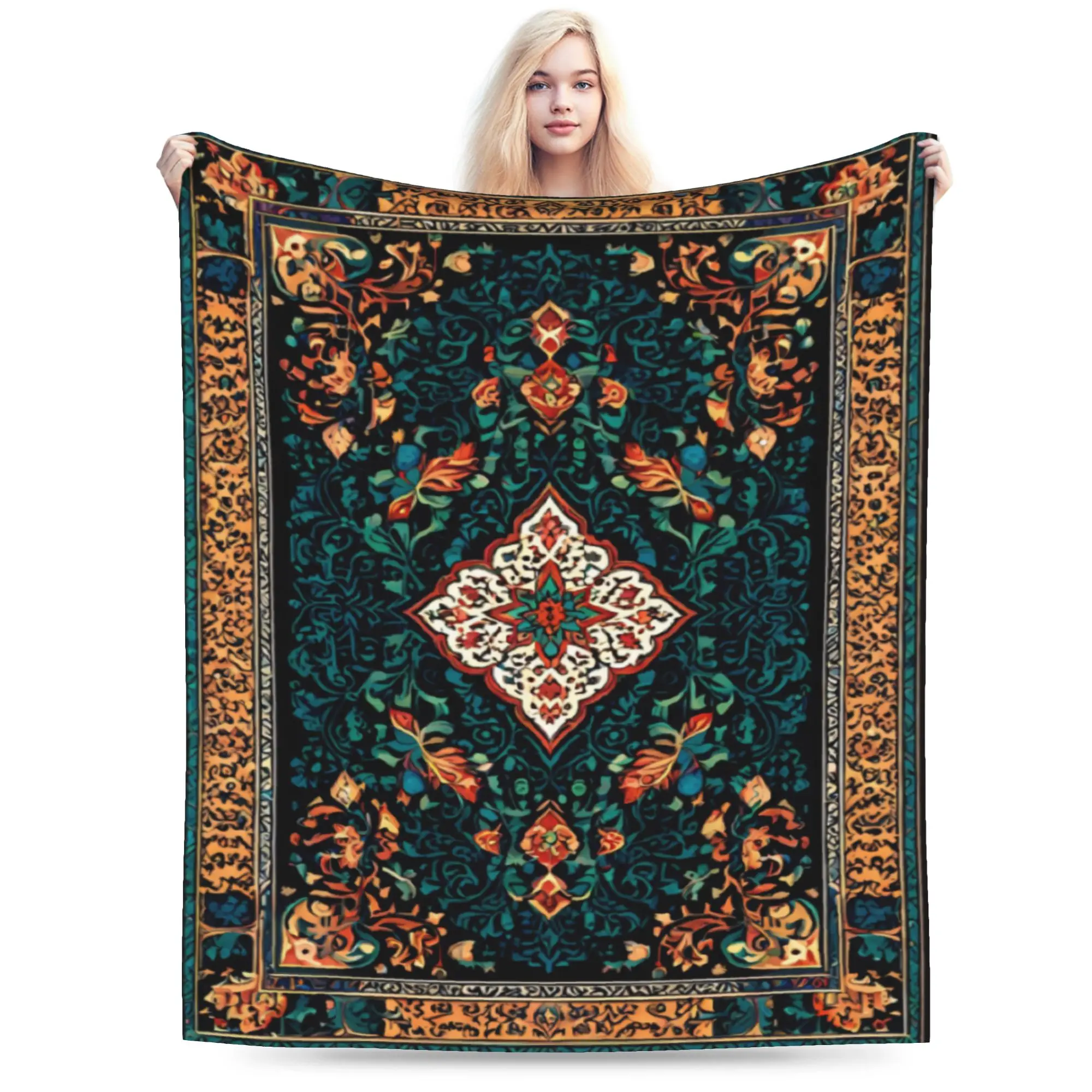 Relax Aladdins Magic Carpet  Blanket Accessories Bed Decorative  Blanket Throw Soft Fleece for Car