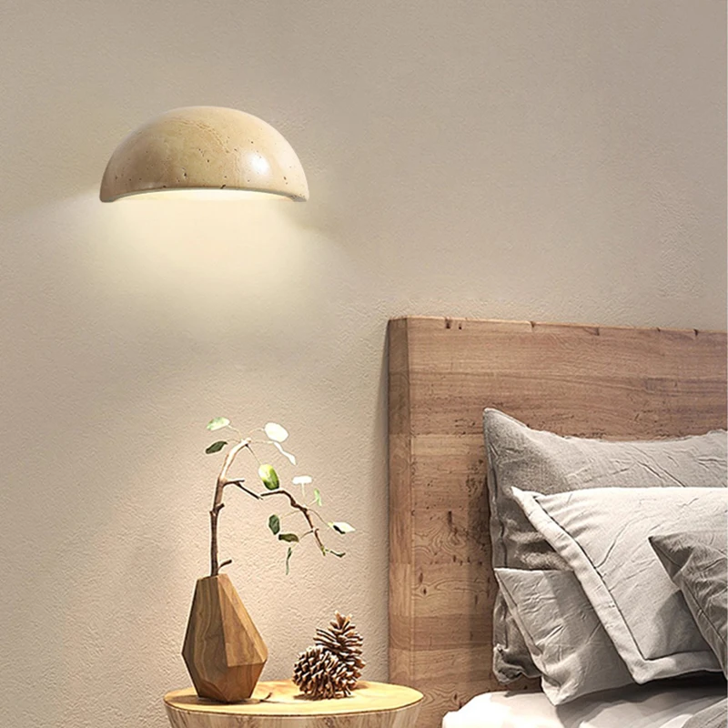 Modern Mini LED Wall Light Natural Stone Sconce Dropshipping Bedroom Stairs Aisle Atmosphere Wall Lamp Good Packaging