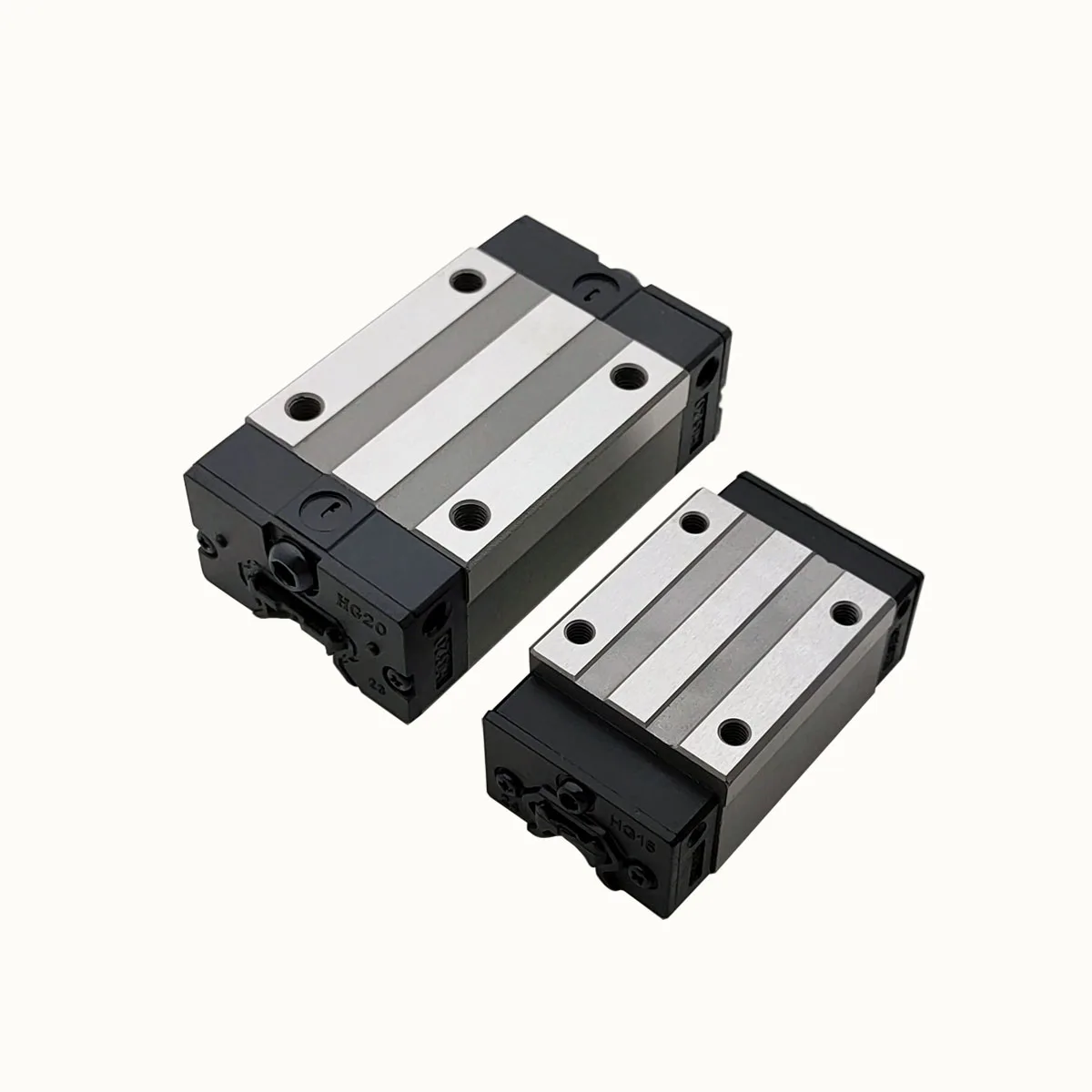 Imagem -02 - Trilho de Guia Linear Qualquer Comprimento Pcs Transporte Bloco Linear Peças 2pcs Hgr15 Flang Linear Gui Hgw15cc Hgh15ca Pcs Hgr15