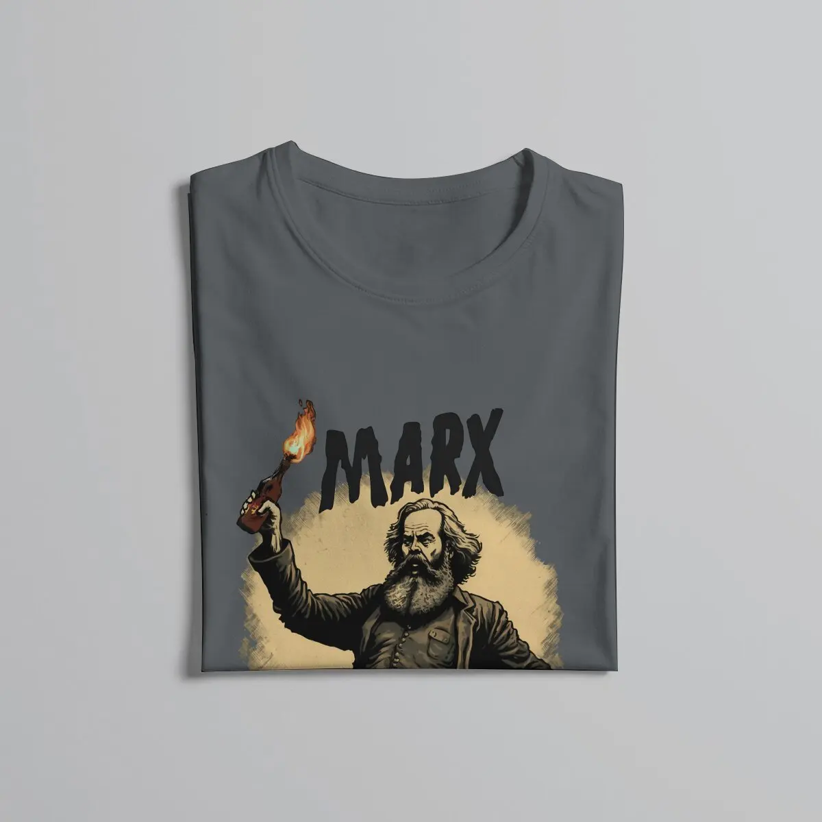 The Great Marx Attacks Tshirt Vintage Men Graphic Teenager Tees Tops Loose Cotton Crewneck T Shirt