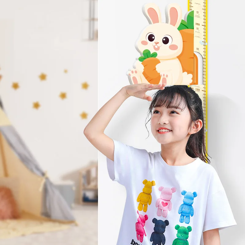 

Removable 3d Three-dimensional Cartoon Height Stickers Self-adhesive Children's Magnetic Suction Baby Height Wall Stickers