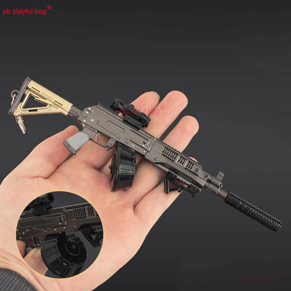21cm RPK16 Model karabinu maszynowego brelok Mini metalowy pistolet zabawkowy figurka gra broń zbieraj dekoracje prezenty dla dzieci ZG374